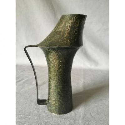 Hammered Iron Pitcher