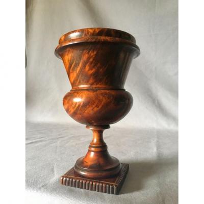 Medici Vase In Turned Wood