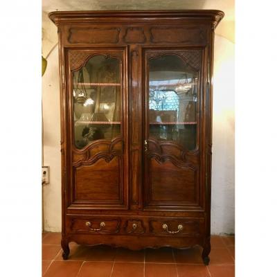 Louis XV Style Wardrobe In Walnut