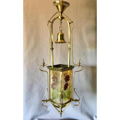 Lustre De Hall Art Nouveau