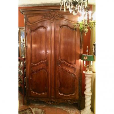 18th Century Provençal Walnut Wardrobe