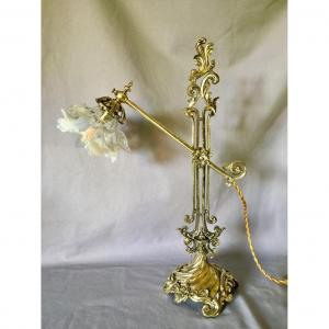 Lampe de bureau 1900 Rococo