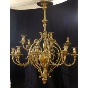 Large Dutch Cage Chandelier