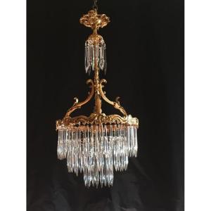 Chandelier 1900 Cascading Crystals