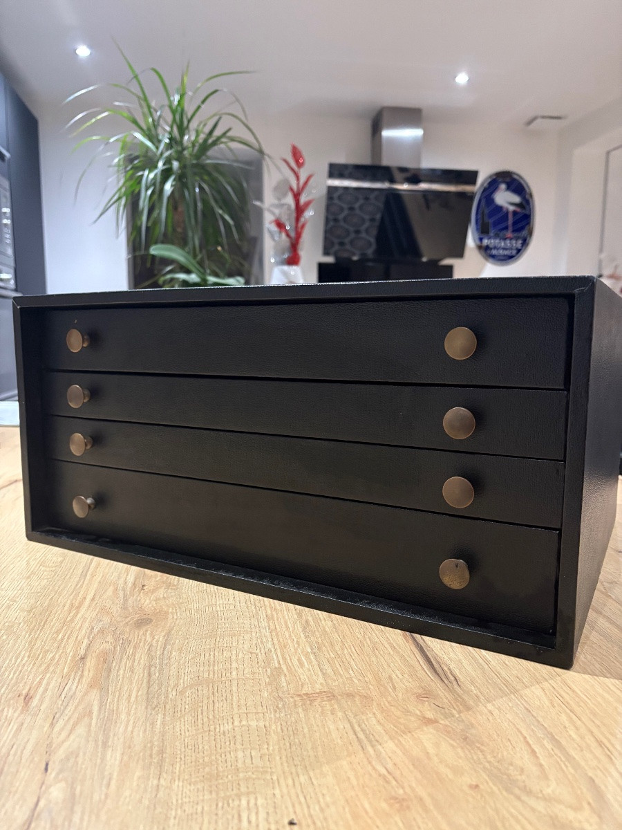 Christofle ménagère 140 pièces rubans croisés métal argenté -photo-5