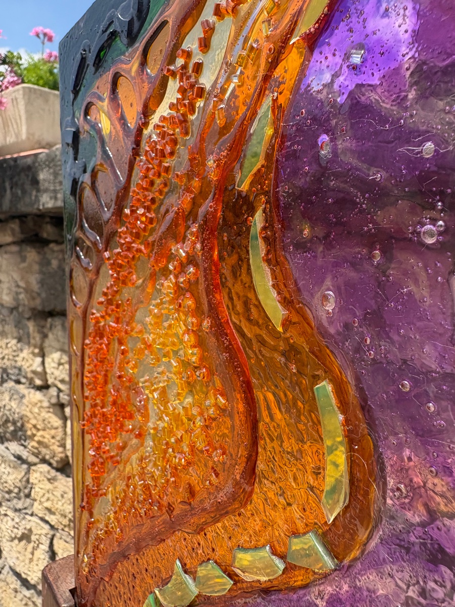 Vitrail acrylique Jean GOUJON (vallauris)-photo-2