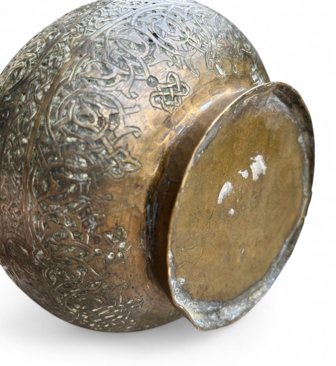 Vase En Tombac Ottoman-photo-2