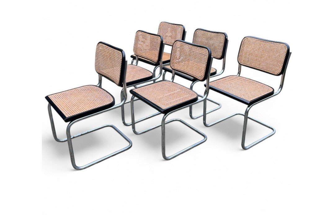 Set Of 6 Chairs By Marcel Breuer-photo-2