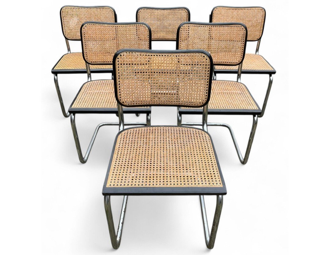 Set Of 6 Chairs By Marcel Breuer
