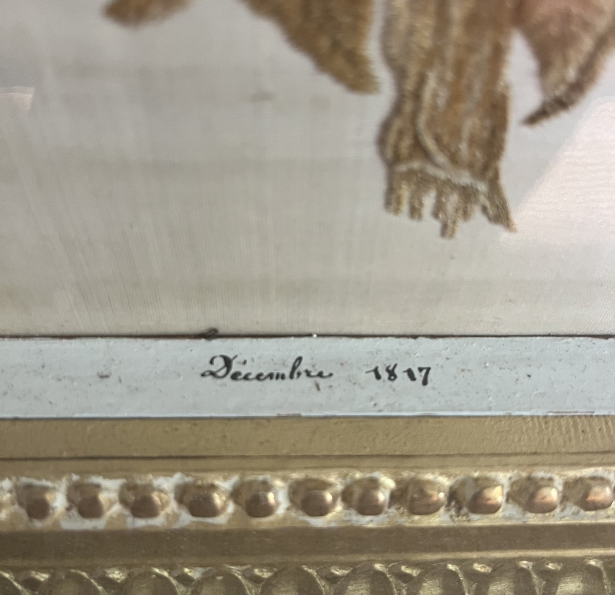 Paire de tableaux aux broderies florales en soie- Époque XIXe siècle-photo-4