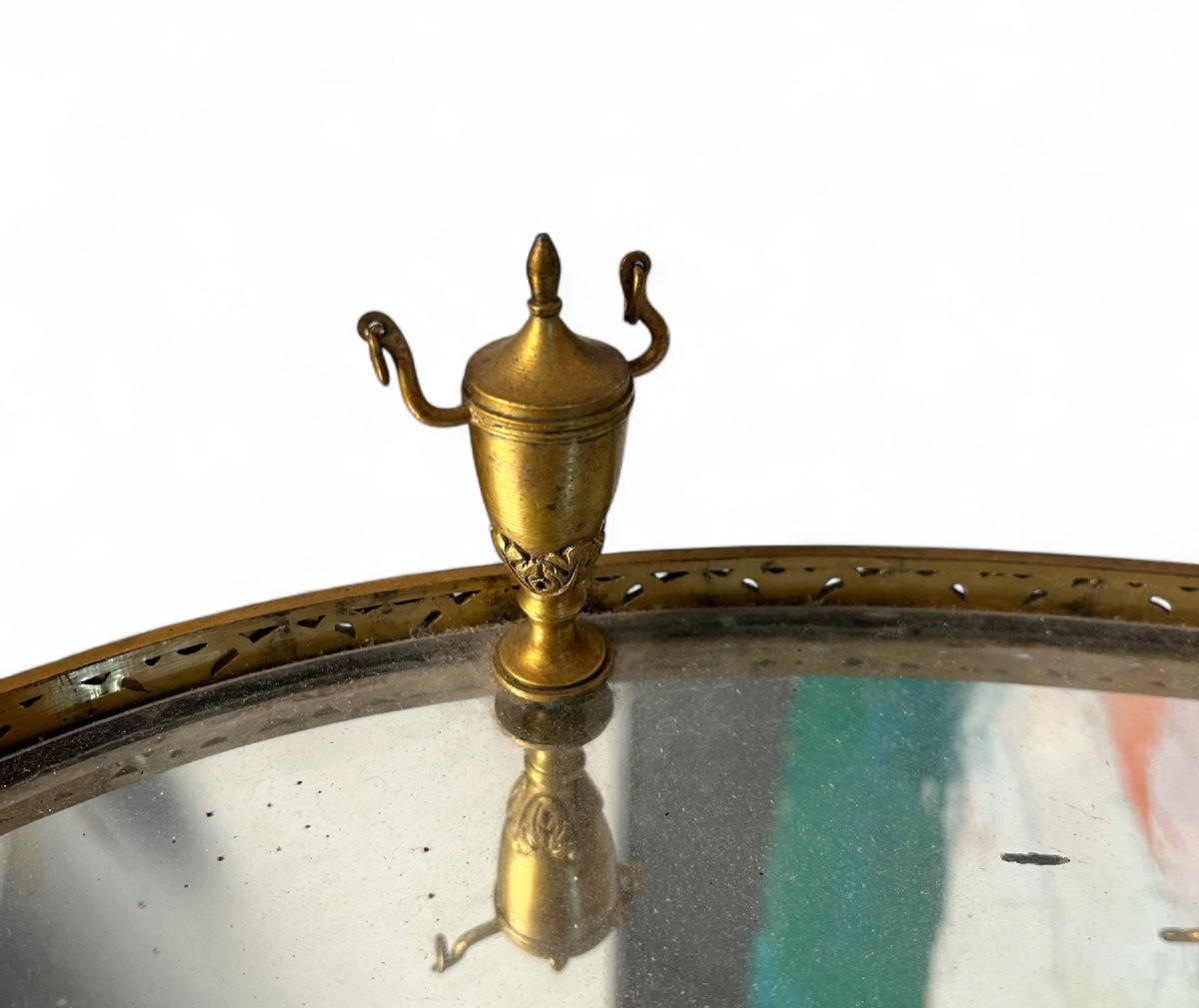 Oval Gilt Bronze Table Centrepiece, Directoire Period - Circa 1795-1804-photo-2