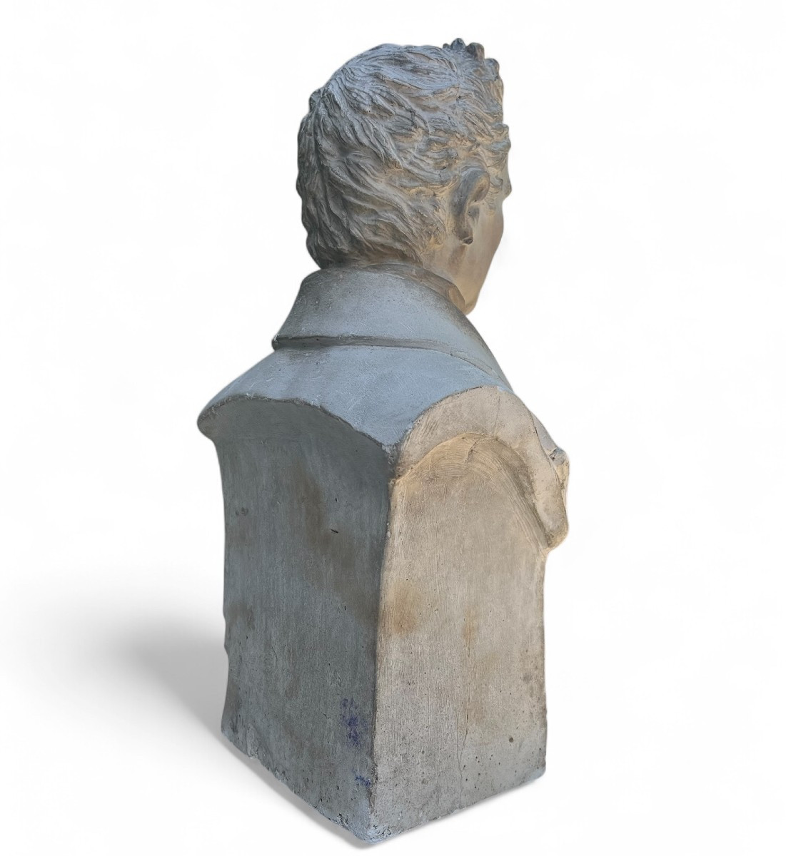 Buste en Plâtre signé P. Bonfis, 1848-photo-1