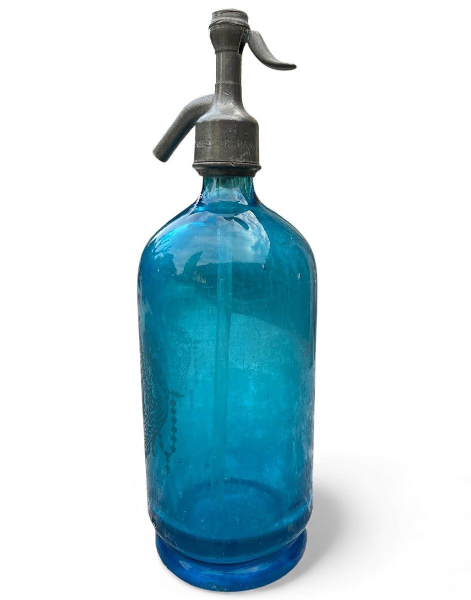 Paire se Siphons à eau Gazeuse- Huet & Girard, Pantin / Gazard, Versailles- circa 1900-1930-photo-2