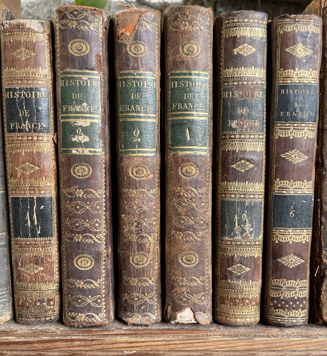 Lot de livres anciens - Reliures XVIIIe - XIXe siècles-photo-3