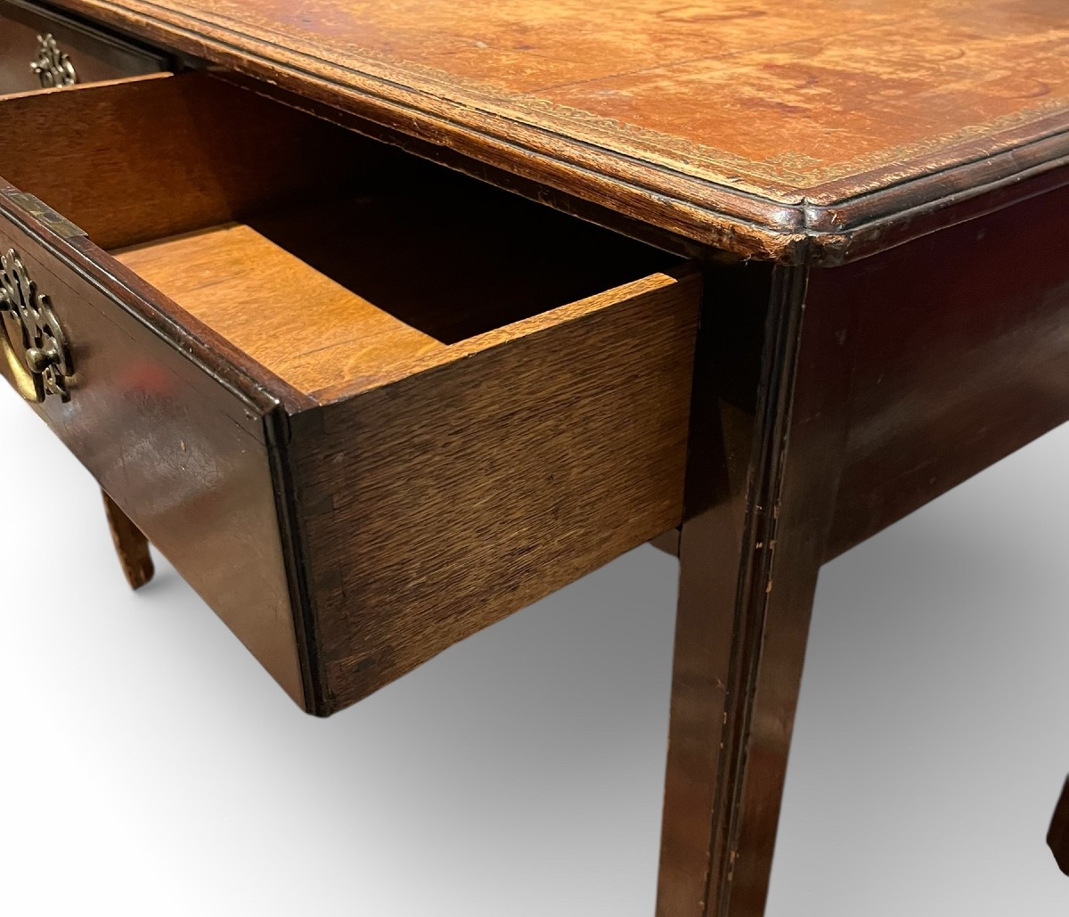 Mahogany Desk - England, 19th Century-photo-4