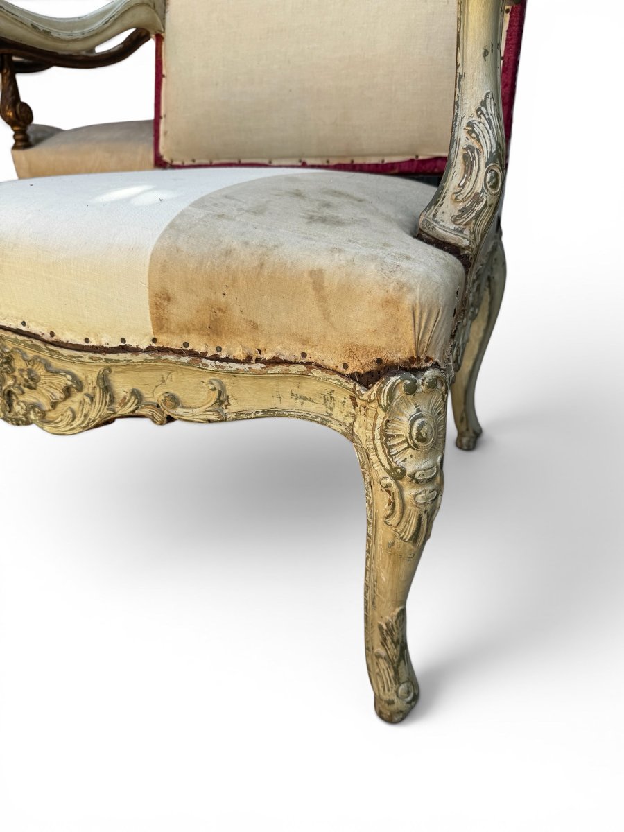 Paire de fauteuils Louis XV-photo-4