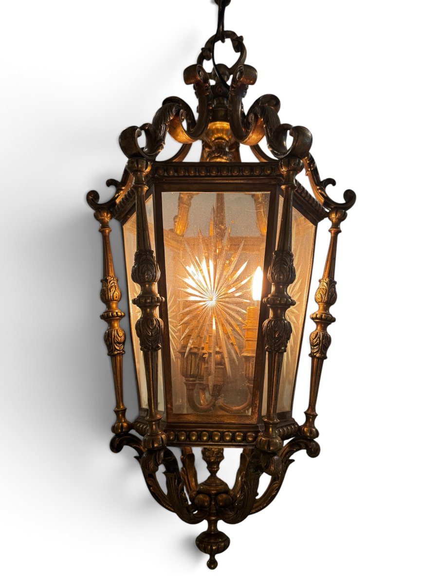 Gilded Bronze Lantern -photo-2