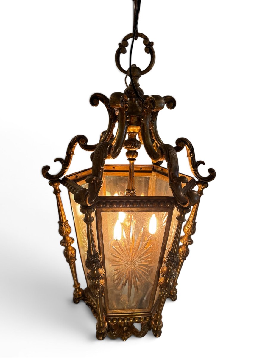 Gilded Bronze Lantern -photo-3