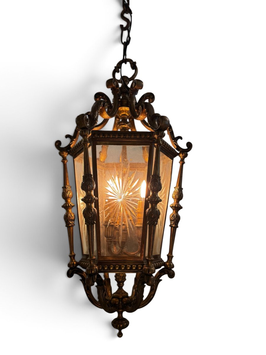 Gilded Bronze Lantern 