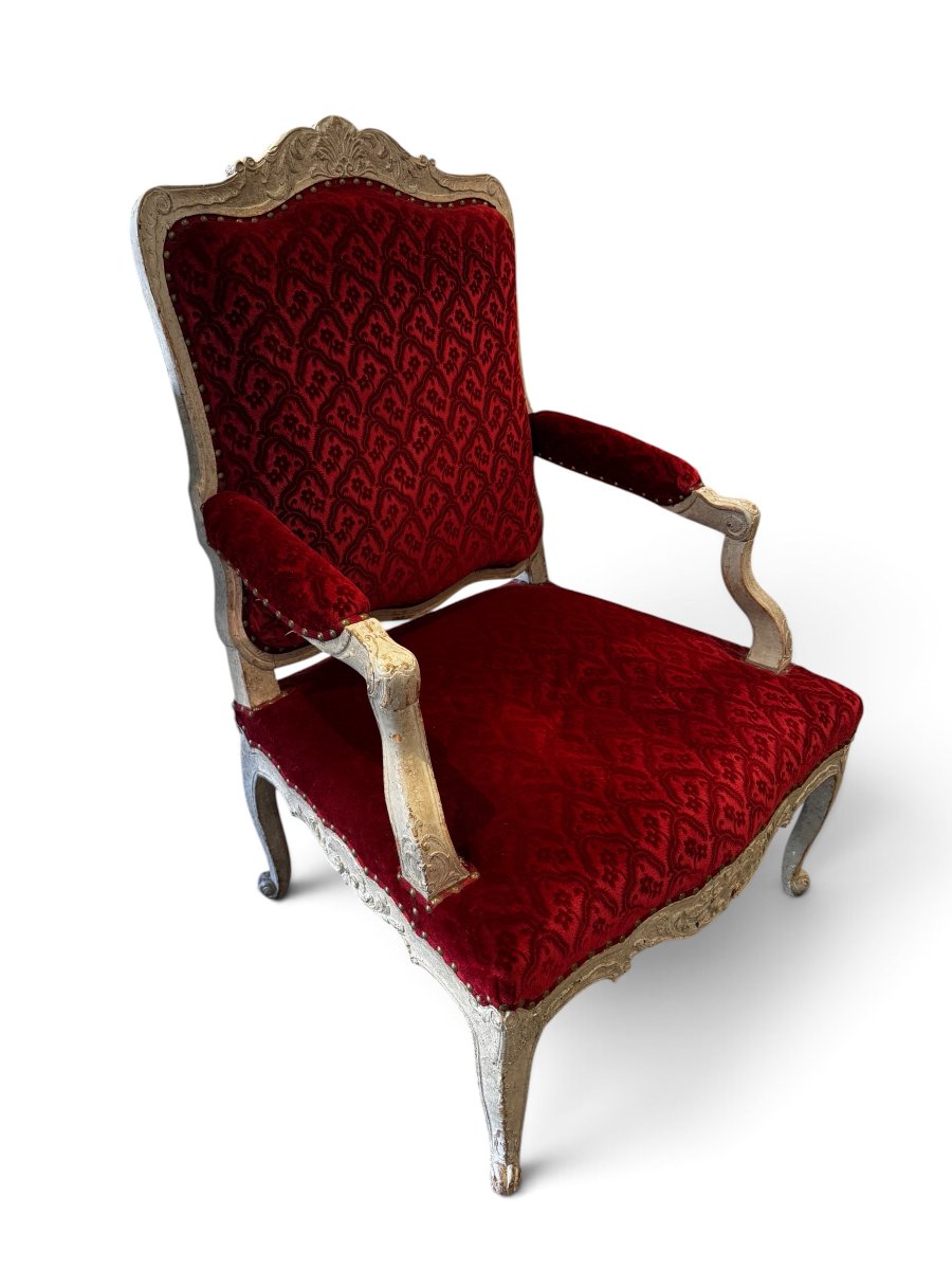 Pair Of Louis XV Armchairs-photo-2