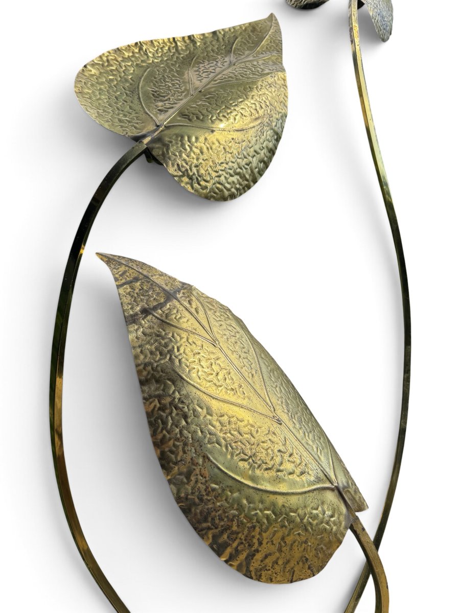 Gold-plated Brass Floor Lamp-photo-3