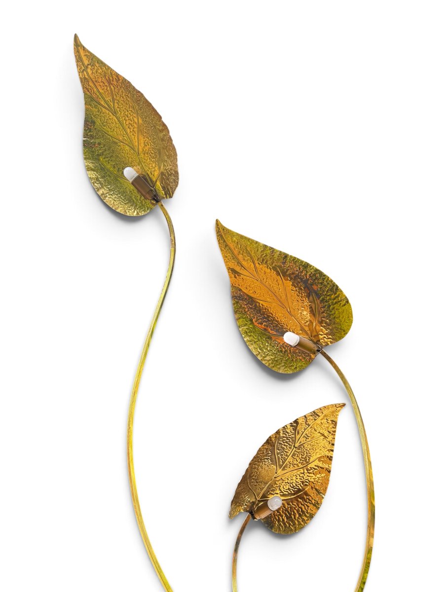Gold-plated Brass Floor Lamp-photo-4
