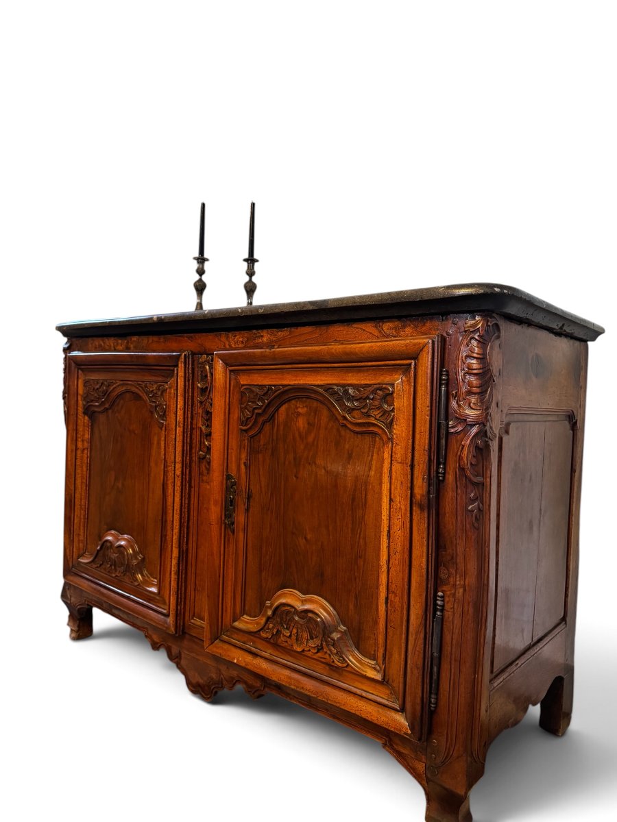 18th-century Lyon-style Sideboard In Walnut-photo-3