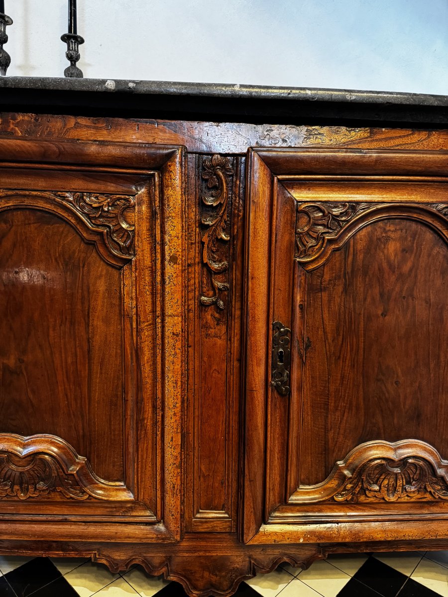 18th-century Lyon-style Sideboard In Walnut-photo-4