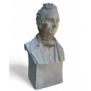 Buste en Plâtre signé P. Bonfis, 1848