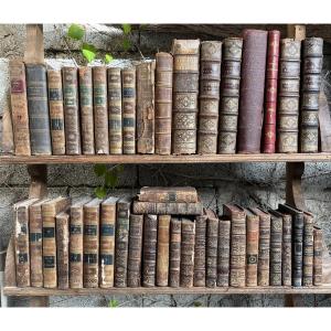 Collection Of Antique Books - 18th-19th Century Bindings