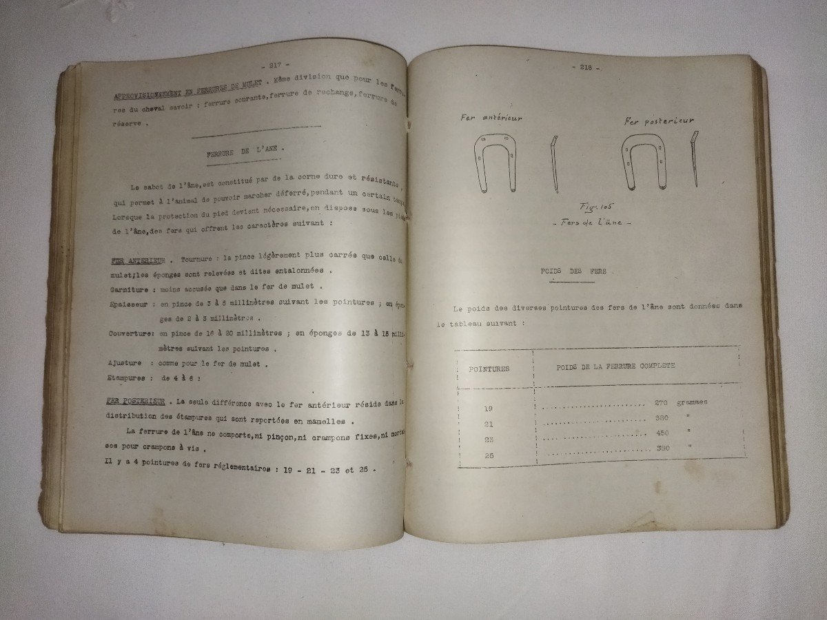 "Maréchalerie Militaire"  Enseignement Aux Vétérinaires Aides Majors 1920-photo-5
