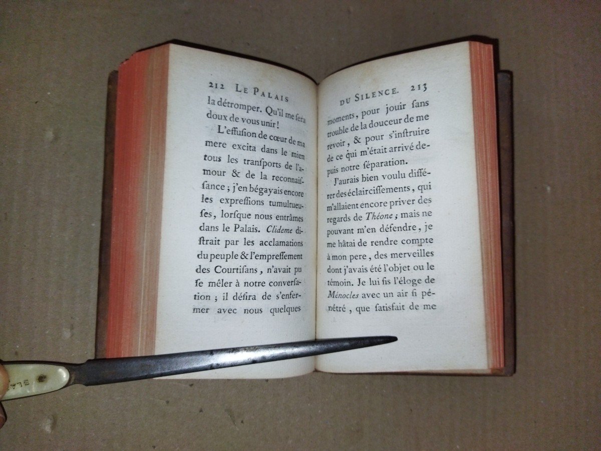 "LE PALAIS DU SILENCE" Conte Philosophique par le Chevalier d'Arcq 1754 Edition Originale-photo-3