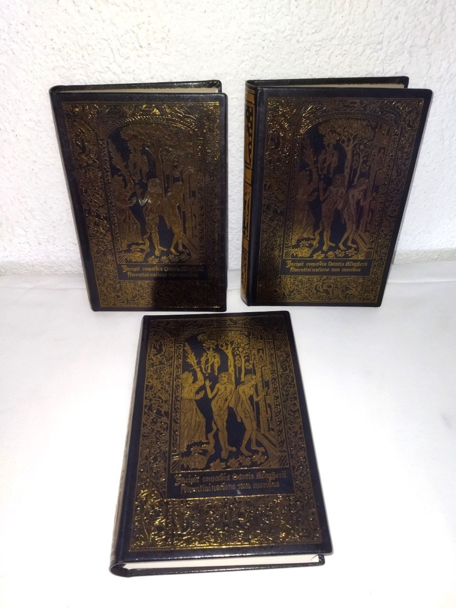 LA DIVINE COMÉDIE : Enfer, Purgatoire, Paradis Alighieri DANTE Jean De Bonnot 1987-photo-2