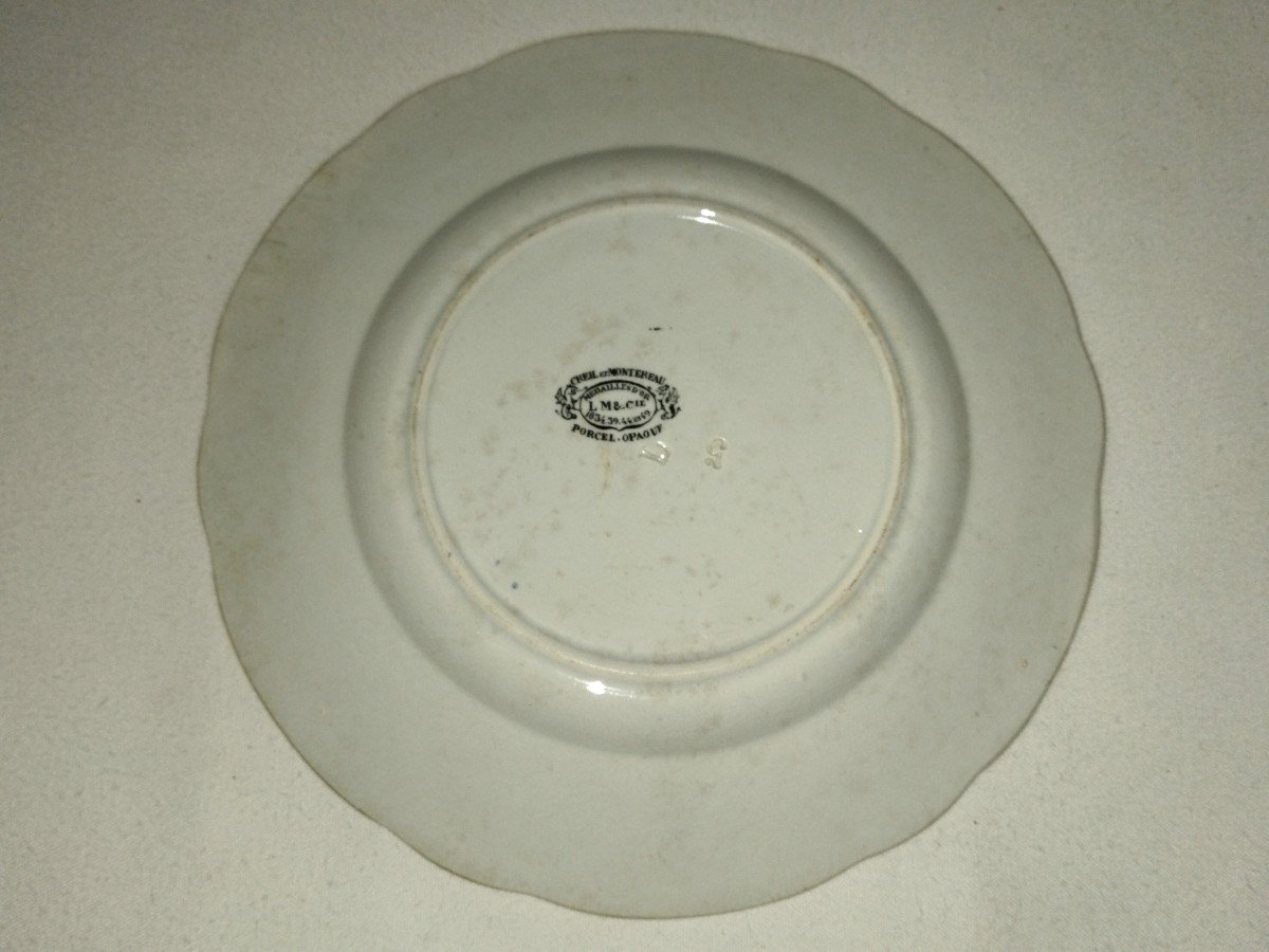 Creil & Montereau Legendary Plate "mai" Rural Agricultural Festivals Folk Dances-photo-3