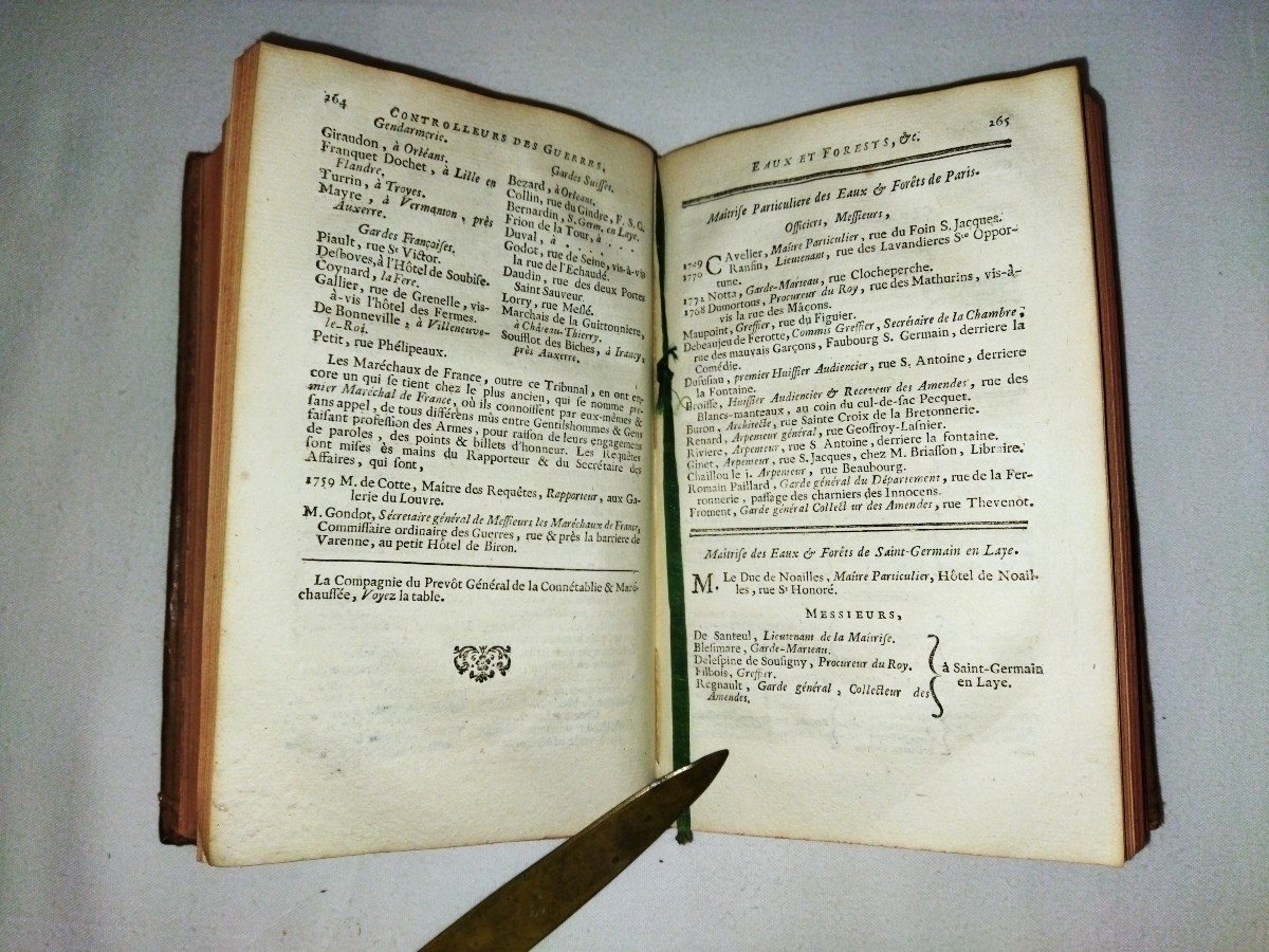 Royal Almanac Years 1773 French Monarchy Louis XV Collection-photo-4