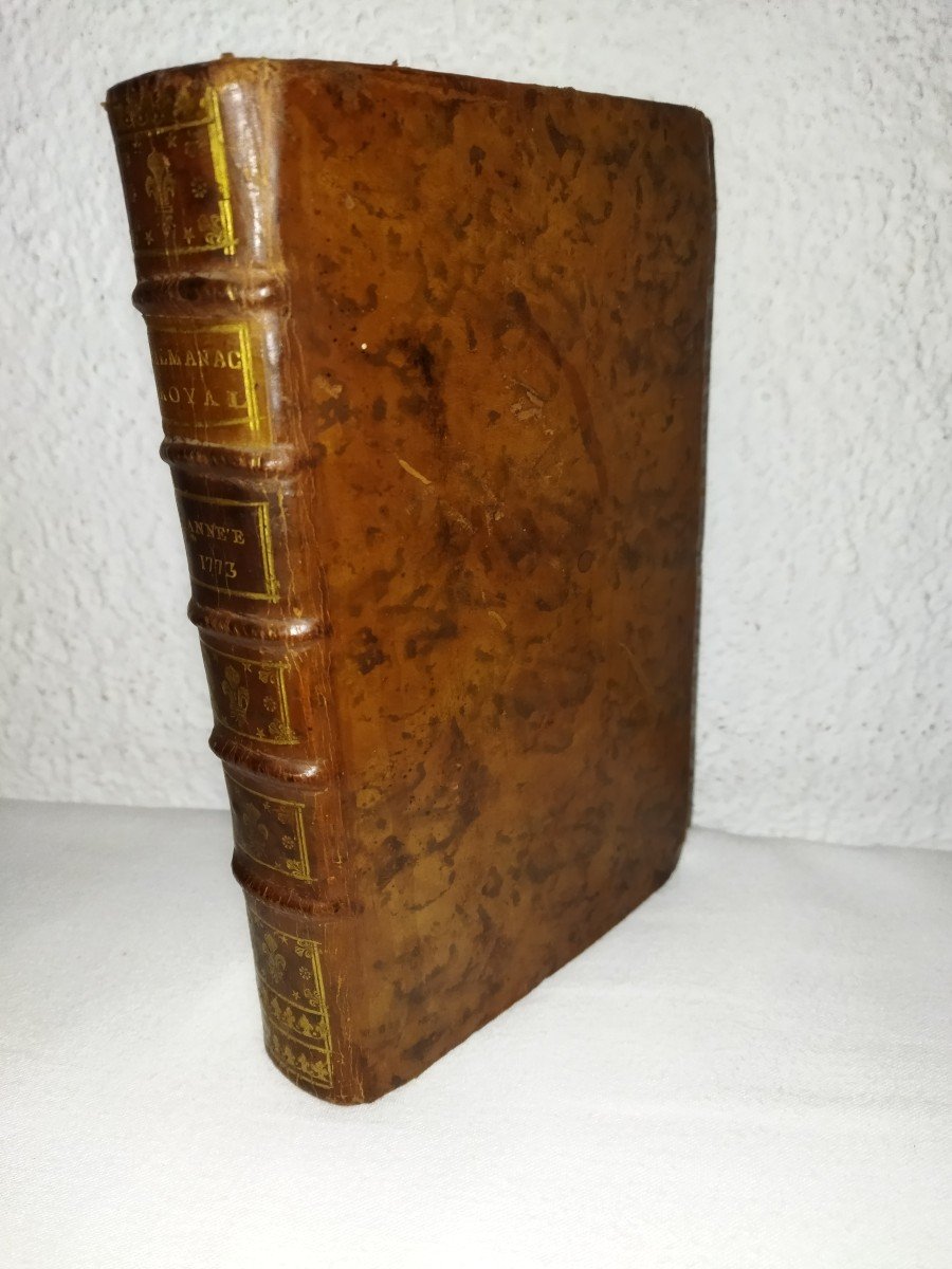 Royal Almanac Years 1773 French Monarchy Louis XV Collection