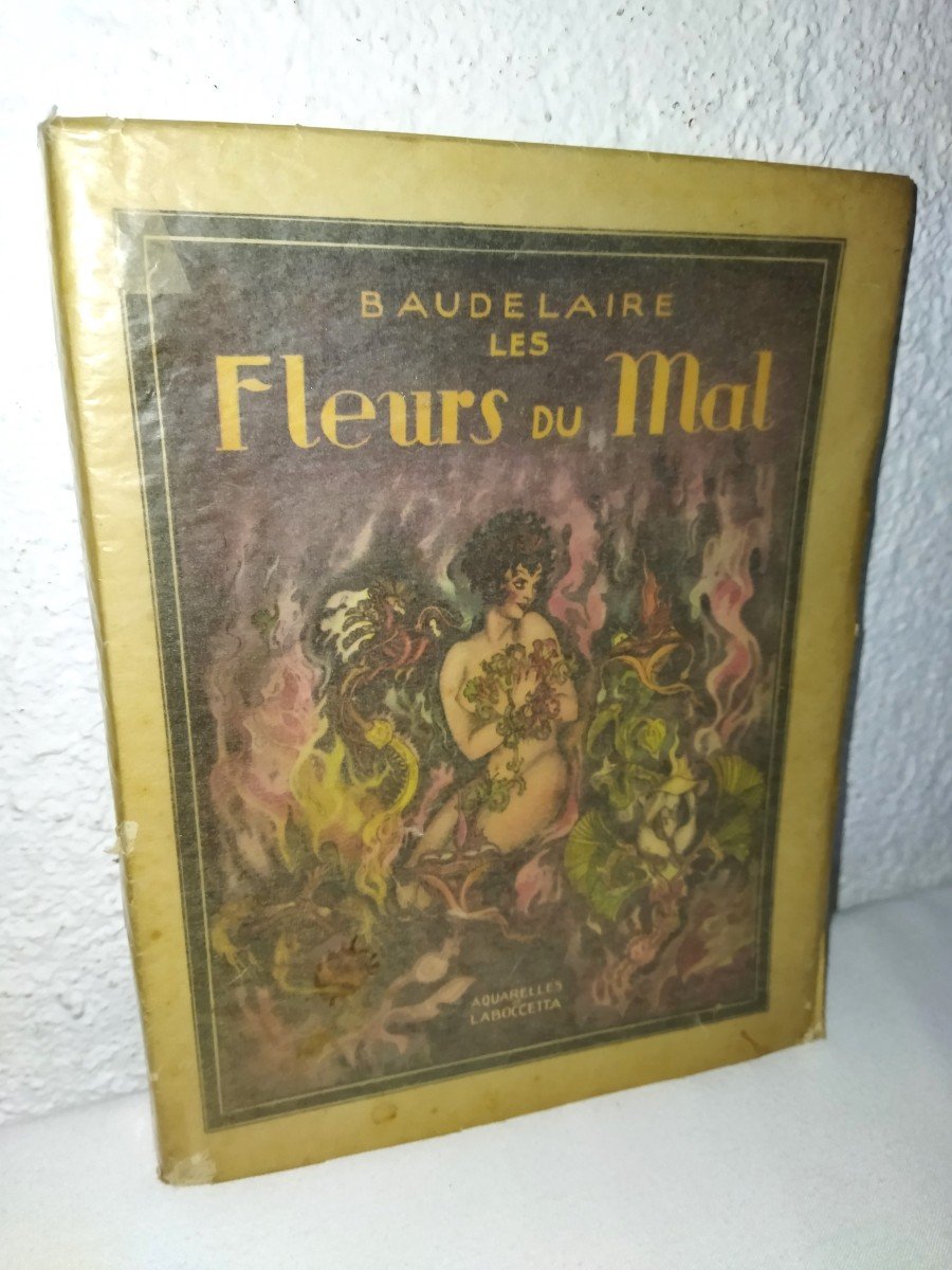 Baudelaire "the Flowers Of Evil" Curiosa Eroticism Watercolors Laboccetta
