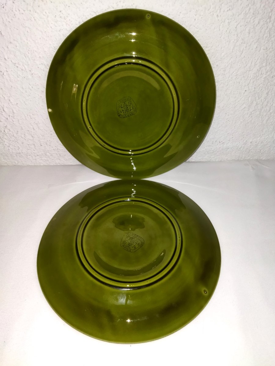 Niderviller Vintage Lorraine Faience Oyster Shell Service -photo-2