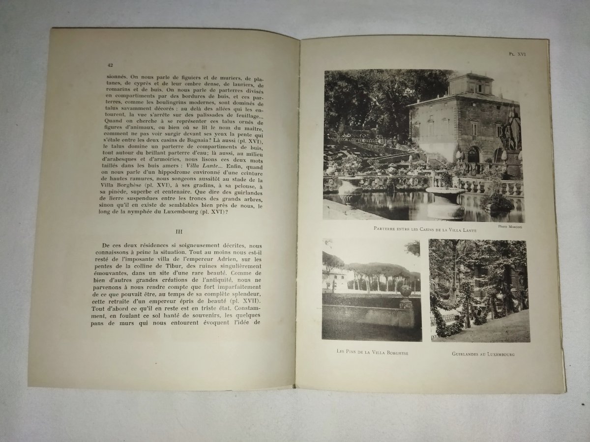 "the Art Of Gardens" Garden And Park Design Patio Engravings Georges Gromort 1953-photo-2