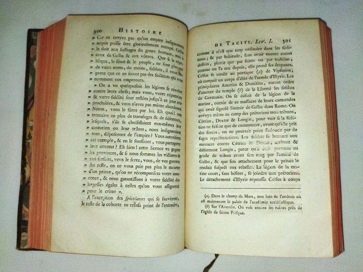 Tacitus New Translation By Dureau De Lamalle 1790 Volumes I/ii/iii-photo-6