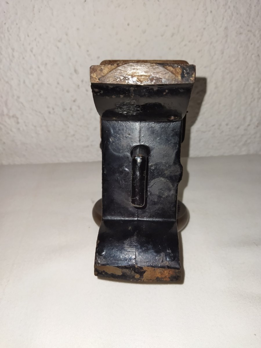 Children's Toy Sewing Machine In Cast Iron And Gilding, 19th Century Collection-photo-1