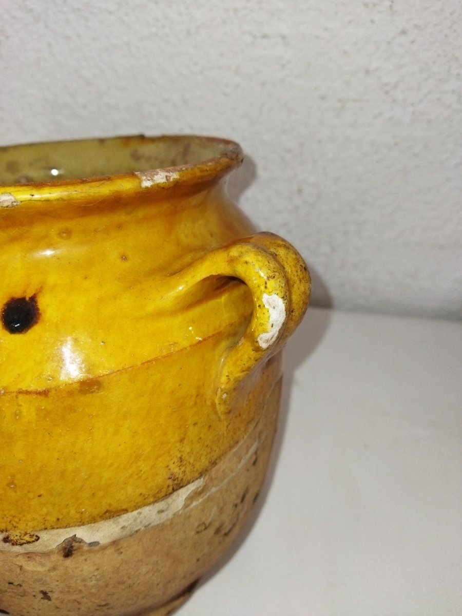 Antique Southwest Glazed Pottery Grease/confit Pot Collection-photo-2