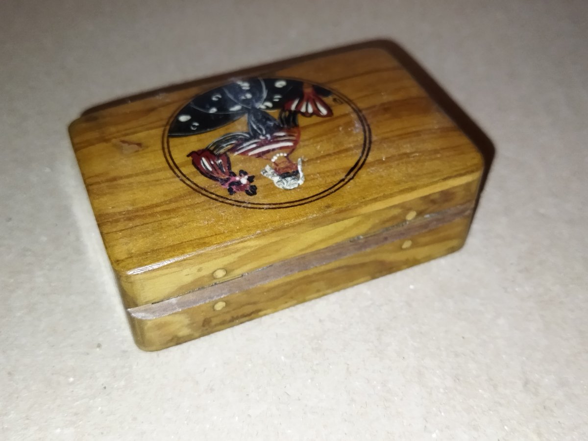 ART DECO Vintage Coffret Cosmétiques  2 Ecrins Parfumeur "VAL CREUX" GRASSE-photo-2