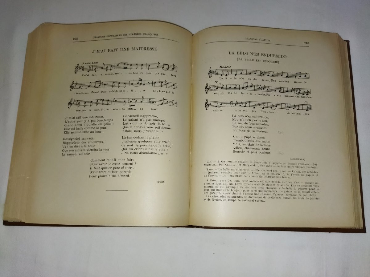PYRÉNÉES Chansons Populaires  Mœurs Traditions Usages Folklore Jean POUEIGH Collection 1926-photo-5