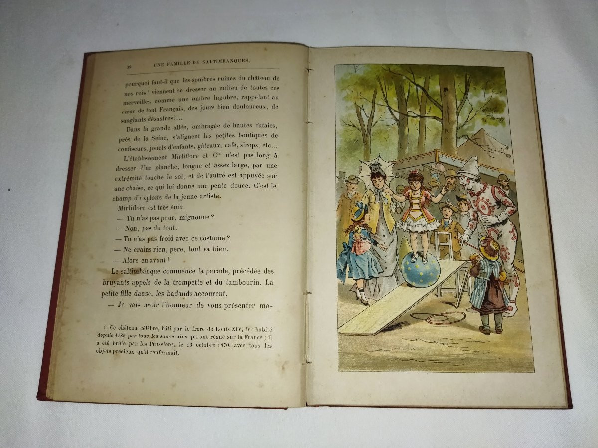 Circus "a Family Of Acrobats" By Paloff Color Illustrations Collection XIX -photo-3