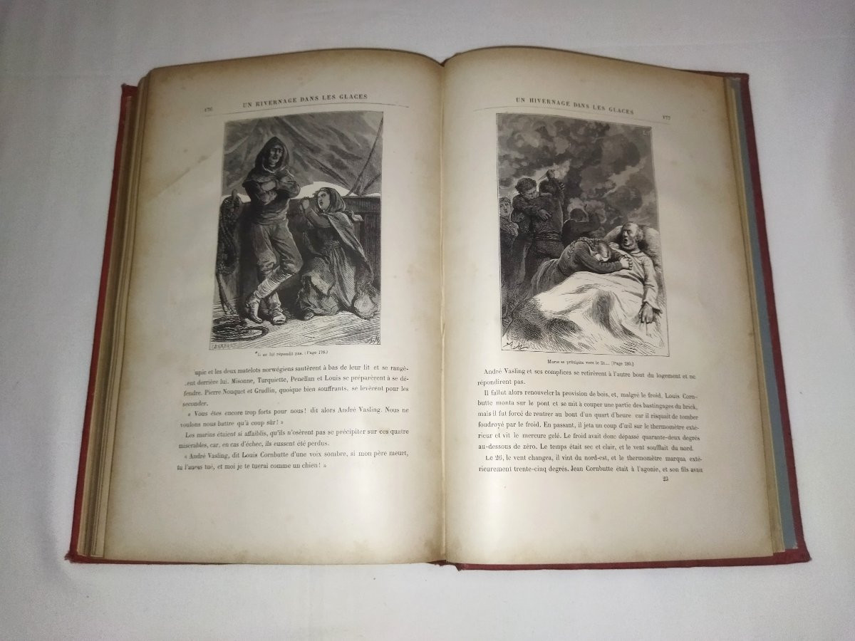 Jules Verne Hetzel Around The World In 80 Days Doctor Ox Adventure Novel Collection-photo-8