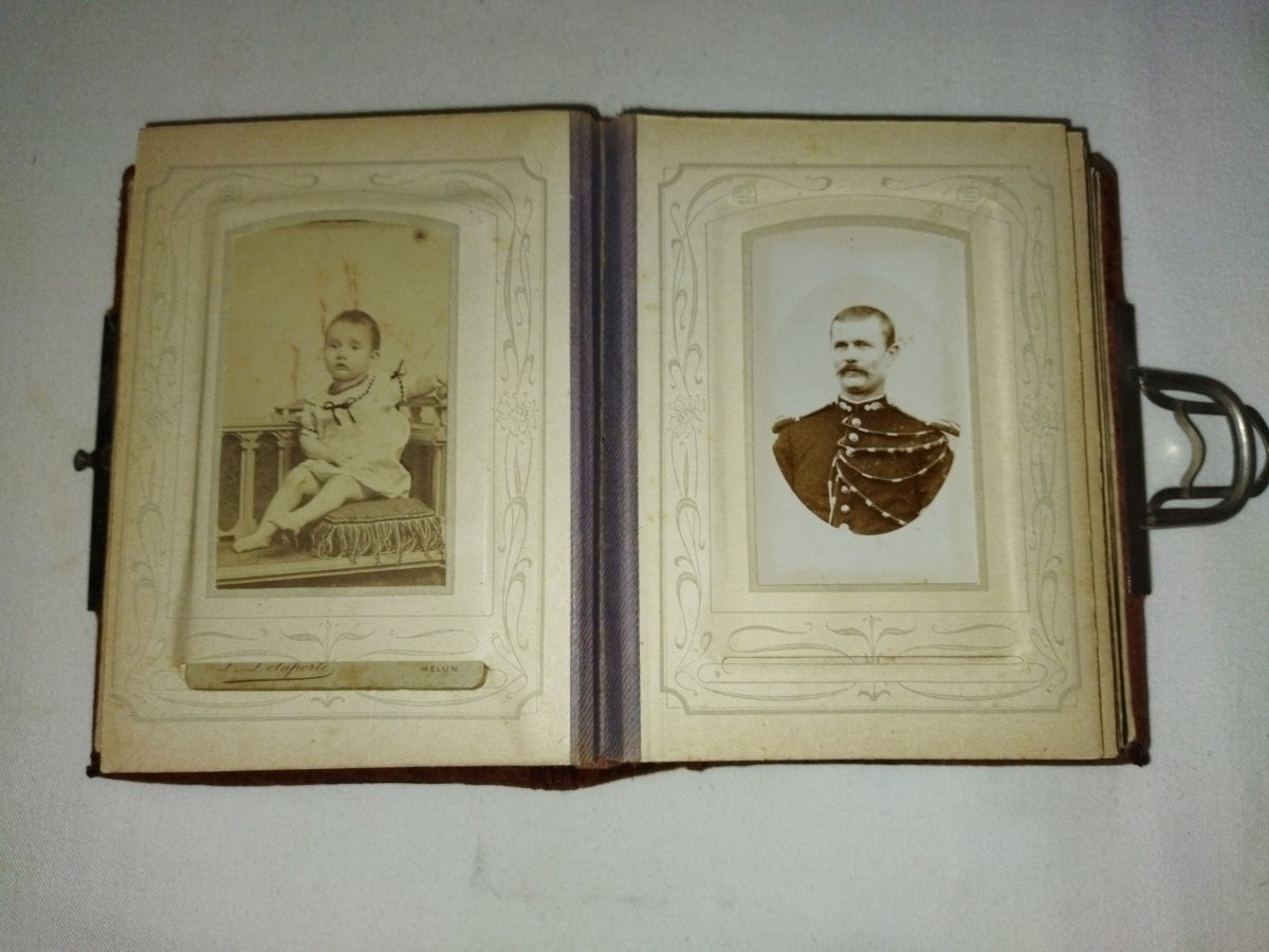 MILITARIA ALBUM Photos Cartes de Visite Soldats Enfants Collection XIX/XX-photo-4