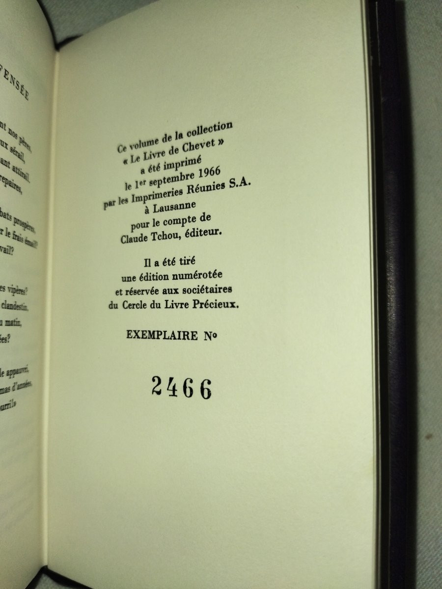 CERCLE DU LIVRE PRÉCIEUX Coffret Poésie Petit Format N°2466 RIMBAUD VERLAINE... 1966 -photo-5