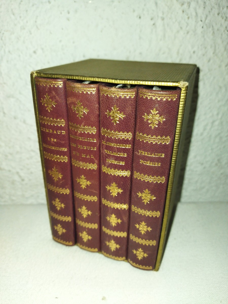 CERCLE DU LIVRE PRÉCIEUX Coffret Poésie Petit Format N°2466 RIMBAUD VERLAINE... 1966 