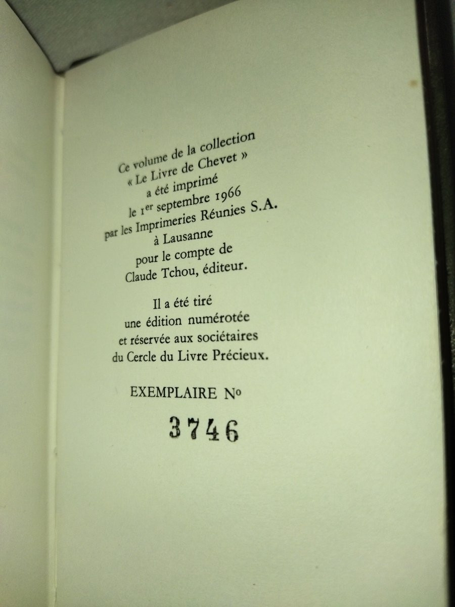 CERCLE DU LIVRE PRÉCIEUX Coffret Littérature Petit Format N°3746 CONFUCIUS MONTAIGNE ... 1966 -photo-5